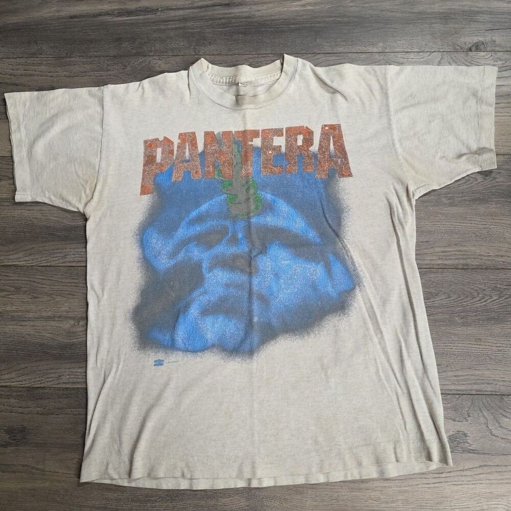Vtg 1994 Pantera Shirt Far Beyond Driven World Tour Concert Sz L Single Stitch
